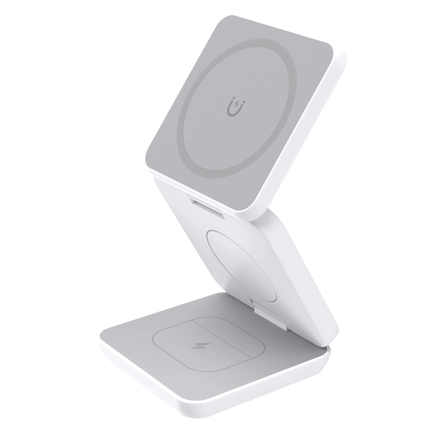 3 in 1 Foldable Magnetic Wireless Charger Stand Macsafe for Iphone 15 14 13 12 Apple Watch 8 7 6 Airpods Fast Charging Station